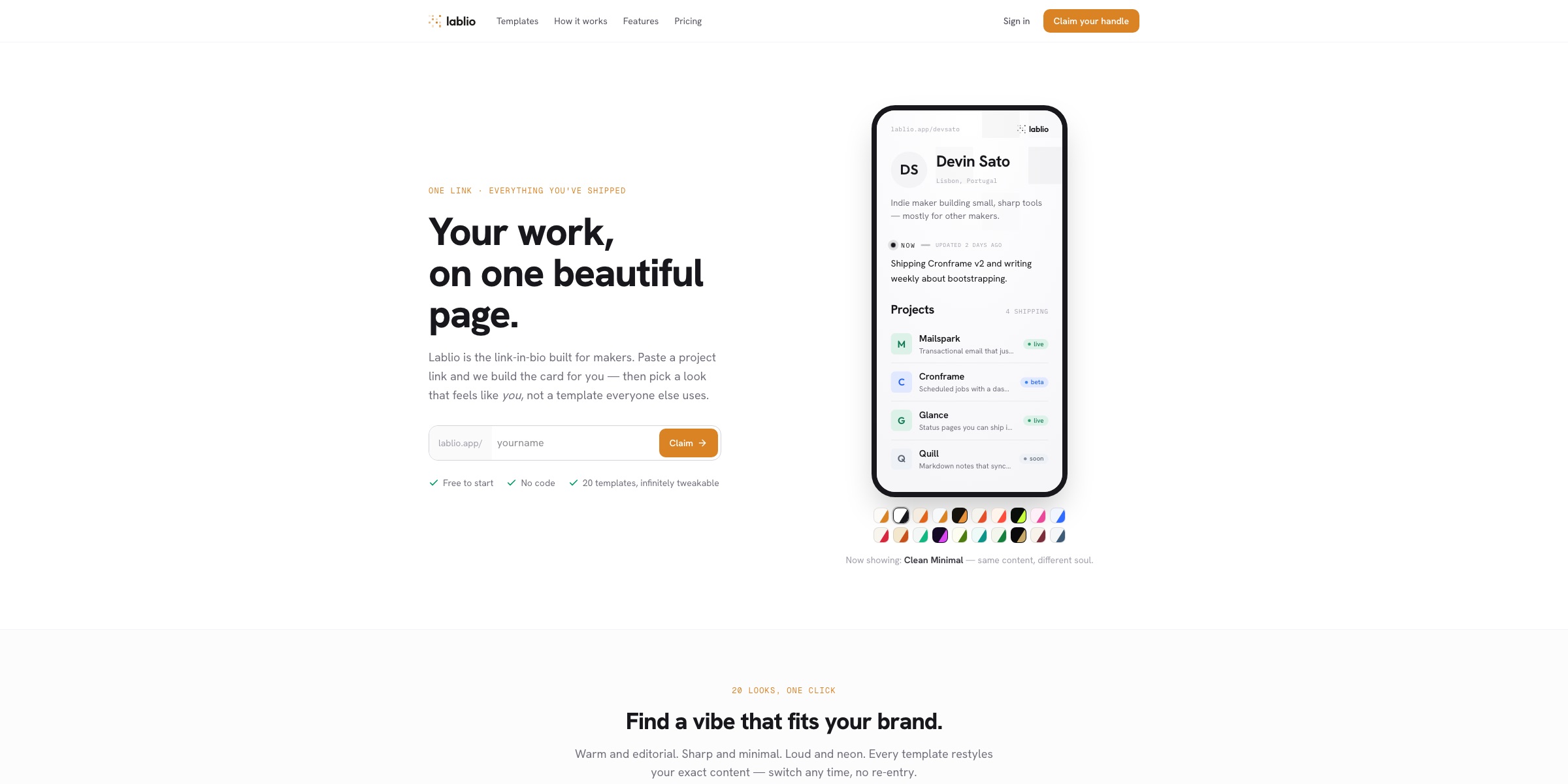 Lablio screenshot
