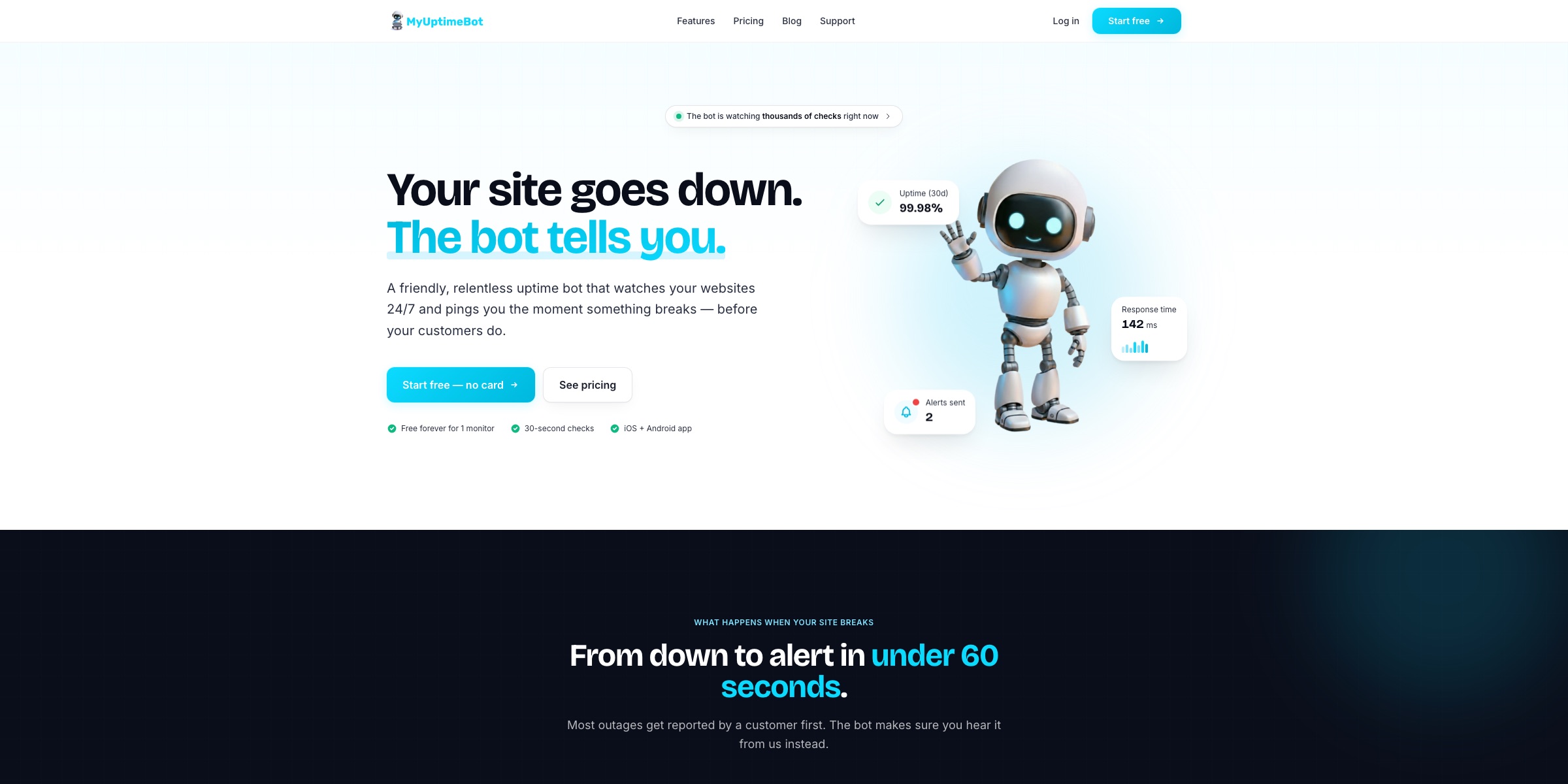 MyUptimeBot screenshot